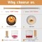 200 Pcs Thicked Wood Candle Wicks for Candle Making, 5.1 X 0.51X 0.06 Inch Upgrade Wood Wicks, Wooden Wicks Box Includes Iron Stander, Glue Dot, and Warning Labels (50 Sets)